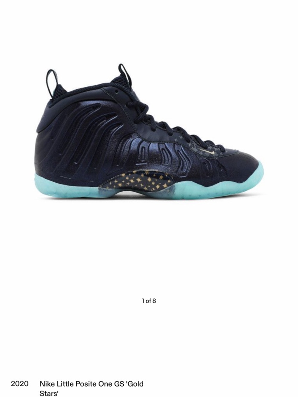 Nike Foamposite Gold Stars
